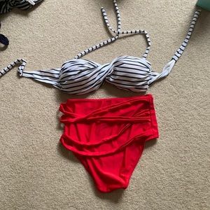 Two piece bathing suit-